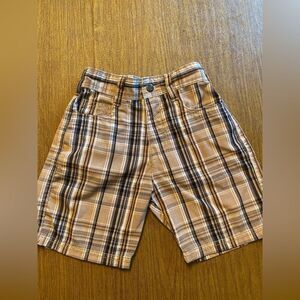 Billabong beige /tan striped boys shorts - Size 3T